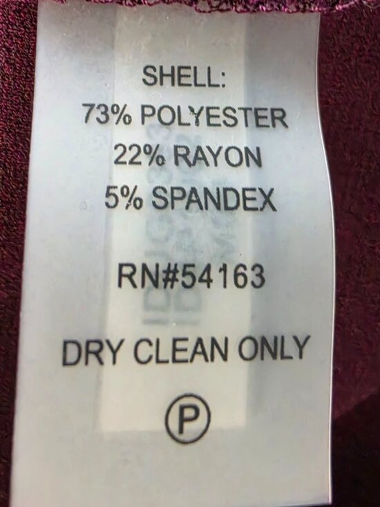 Sleeveless Burgundy Dress - Picture 4 of 4